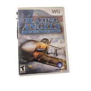 Blazing Angels: Squadrons of WWII (Nintendo Wii) – Complete with Case & Manual